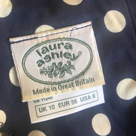 Laura Ashley vintage sailor dress stain on ribbon - Picture 2 of 8